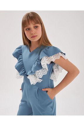 سرهمی آبی بچه گانه بند دار Hilal Akıncı Kids - کد 919989441