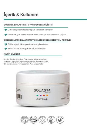 ماسک صورت همه انواع پوست Solasta - کد 761564331