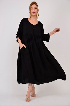 لباس مشکی زنانه بافتنی Park Moda - کد 906430709