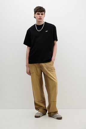 تیشرت مشکی مردانه رگولار Pull & Bear - کد 906429548