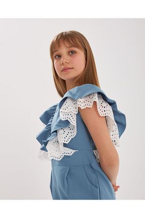 سرهمی آبی بچه گانه بند دار Hilal Akıncı Kids - کد 919989441