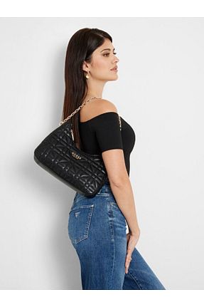 کیف دستی مشکی زنانه سایز متوسط Guess - کد 843793532