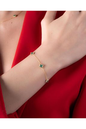 دستبند طلا طلائی زنانه 8 عیار YCL JEWELLERY - کد 919989713