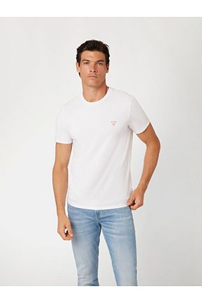 تیشرت سفید مردانه اسلیم فیت Guess - کد 795396789