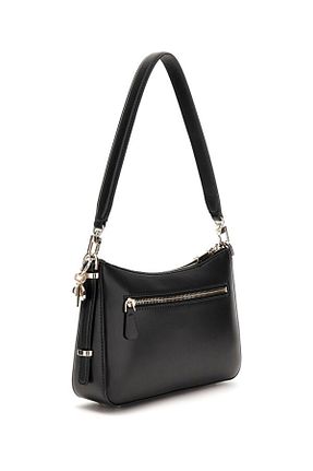 کیف دوشی مشکی زنانه پلی اورتان Guess - کد 843760096
