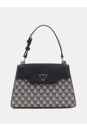 کیف دوشی مشکی زنانه پلی اورتان Guess - کد 869477444