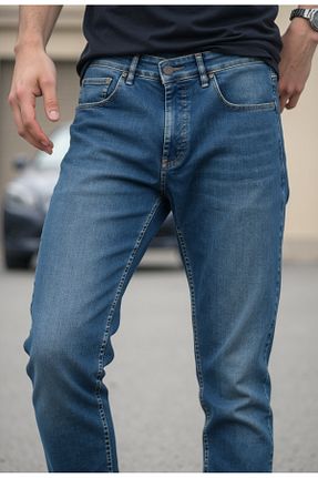 شلوار جین آبی مردانه رگولار ENZİM JEANS - کد 900626814