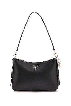 کیف دوشی مشکی زنانه پلی اورتان Guess - کد 843760096