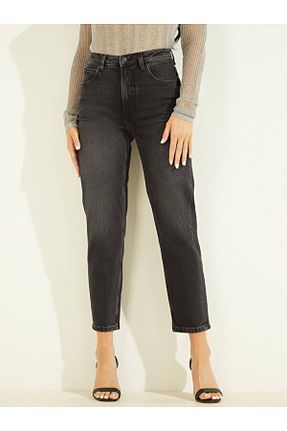 شلوار جین طوسی زنانه پاچه گشاد Guess - کد 344879893
