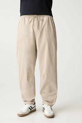 شلوار بژ مردانه پنبه ای Pull & Bear - کد 906437101