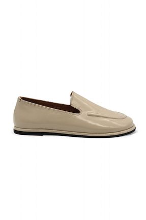 کفش لوفر بژ زنانه پاشنه کوتاه (1 - 4 سانتی متر) Gizzelli shoes - کد 920047318