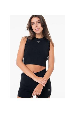 بلوز مشکی زنانه طرح دار Guess - کد 831899155