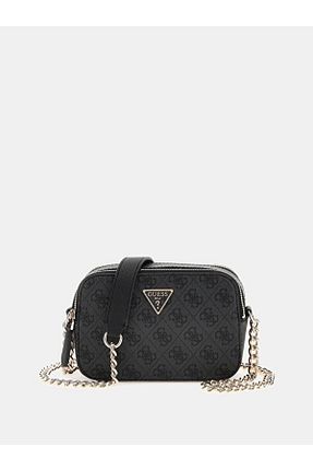 کیف پستچی طوسی زنانه Guess - کد 648411368