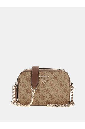 کیف دوشی قهوه ای زنانه پلی اورتان Guess - کد 767227376