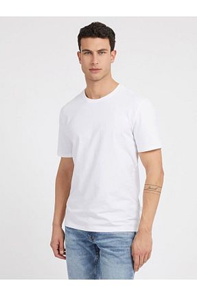 تیشرت سفید مردانه رگولار Guess - کد 661463930