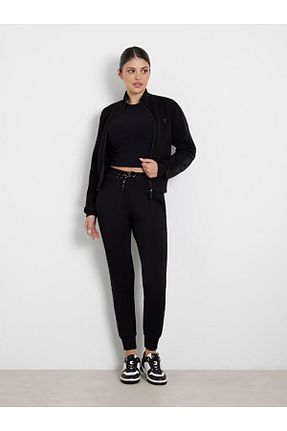 سوئیشرت مشکی زنانه طرح دار Guess - کد 362254843