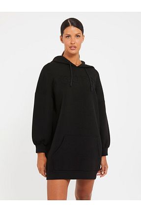 سوئیشرت مشکی زنانه طرح دار Guess - کد 736349469