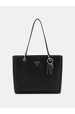 کیف دوشی مشکی زنانه پلی اورتان Guess - کد 737740910