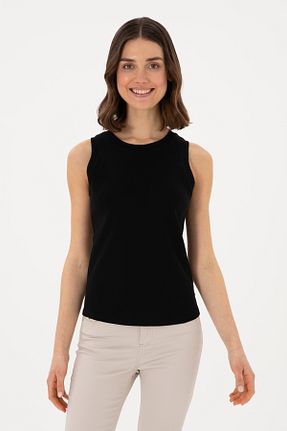 تیشرت مشکی زنانه Fitted U.S. Polo Assn. - کد 906478031