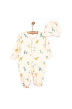 سرهمی بژ بچه گانه آستین استاندارد ebebek Hello Baby - کد 906513152