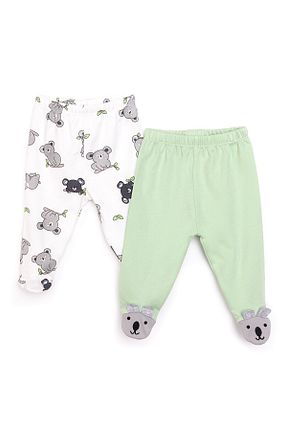 شلوار کرمگن سبز بچه گانه ebebek Hello Baby - کد 906479596