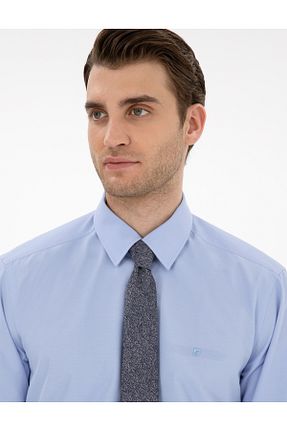 پیراهن آبی مردانه رگولار Pierre Cardin - کد 906458562