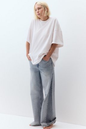 تیشرت زنانه یقه دوچرخه H&M - کد 906481903