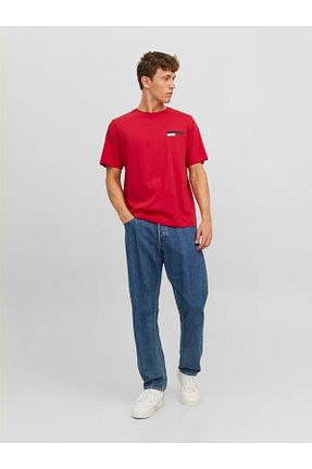 تیشرت قرمز مردانه رگولار Jack & Jones - کد 745853700