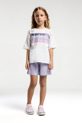 ست لباس راحتی سفید بچه گانه چاپی U.S. Polo Assn. - کد 920048421