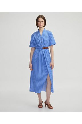 لباس آبی زنانه بافتنی İpekyol - کد 906467613