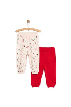 شلوار کرمگن قرمز بچه گانه ebebek Hello Baby - کد 906521856