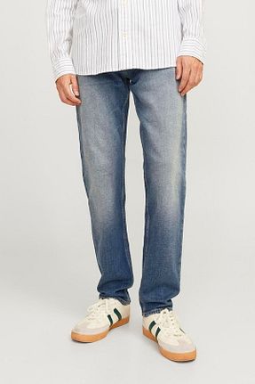 شلوار جین سرمه ای مردانه رگولار Jack & Jones - کد 906555382