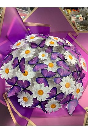 گل خشک و مصنوعی بنفش feroxby - کد 906528078
