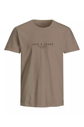 تیشرت قهوه ای مردانه رگولار Jack & Jones - کد 906551965