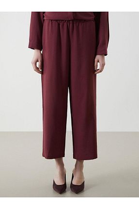 ست بالاتنه و پائین تنه خاکی زنانه بافتنی LC Waikiki - کد 917451781