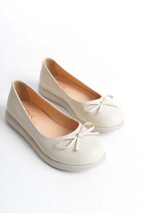 بابت نباتی زنانه چرم خالص GNS Shoes - کد 906522684