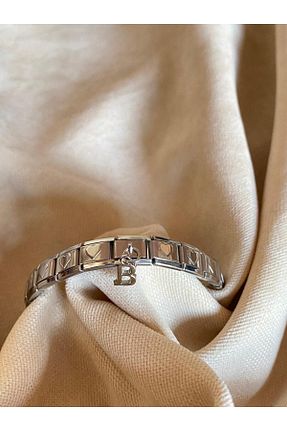 دستبند استیل (فولاد) متالیک زنانه استیل (فولاد) bijoux uniques - کد 906564179