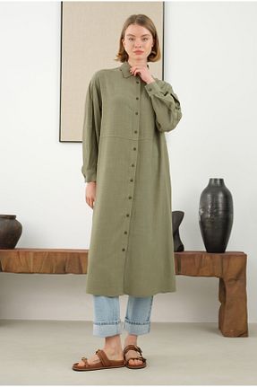 تونیک سبز زنانه بافتنی HEQA - کد 906569486