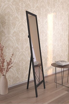 آینه مشکی چوب Hediyeler Kapında - کد 329681642