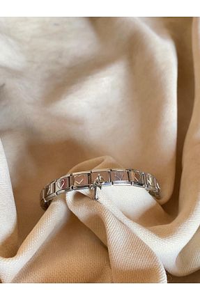 دستبند استیل (فولاد) متالیک زنانه استیل (فولاد) bijoux uniques - کد 906564384