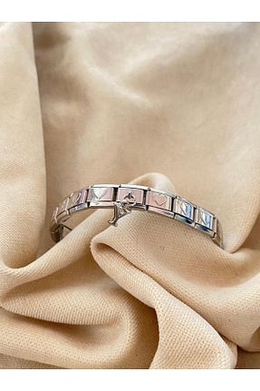 دستبند استیل (فولاد) متالیک زنانه استیل (فولاد) bijoux uniques - کد 906564571