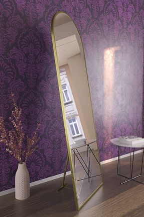 آینه طلائی فلزی Hediyeler Kapında - کد 744695637