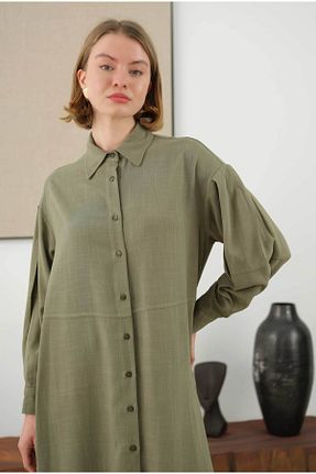 تونیک سبز زنانه بافتنی HEQA - کد 906569486