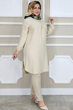 تونیک حجاب طوسی بافتنی MYSTİL - کد 917239977