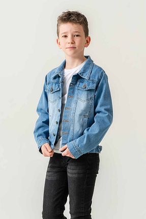 کت آبی بچه گانه رگولار Gold Class Kidswear - کد 920332198