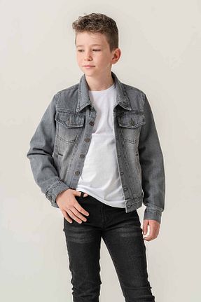 کت طوسی بچه گانه رگولار Gold Class Kidswear - کد 920333388