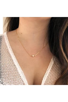 گردنبند جواهر متالیک زنانه استیل ضد زنگ Alze Beauty - کد 917286277