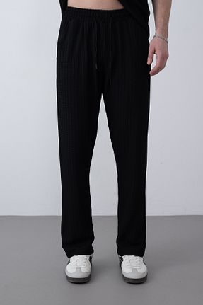 شلوار مشکی مردانه پنبه پلی استر İLKCET MODA - کد 917316166