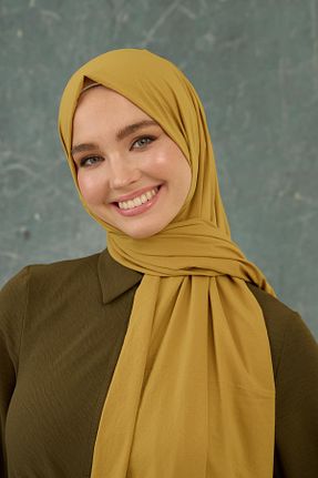 شال سبز زنانه ویسکون İpekhan - کد 917337616