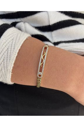 دستبند استیل (فولاد) طلائی استیل (فولاد) XUPING JEWELRY - کد 917335067